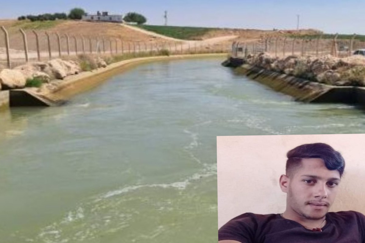 Sulama kanalına giren genç boğularak hayatını kaybetti 