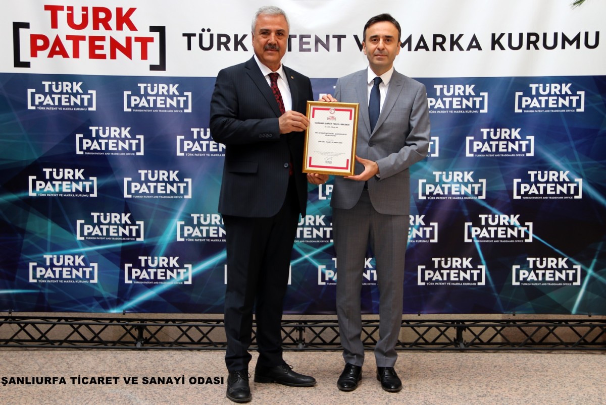 ŞUTSO’NU BAŞVURUSUNU YAPTIĞI ŞANLIURFA KETEN KÖYNEĞİ FISTIĞI’DA TESCİLLENDİ
