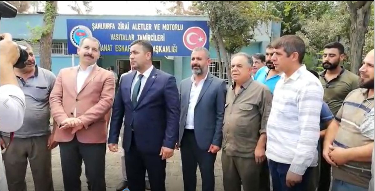 Başkan Halil Polat Baydilli’ye Sanayi Esnafının sorunları aktardı. 