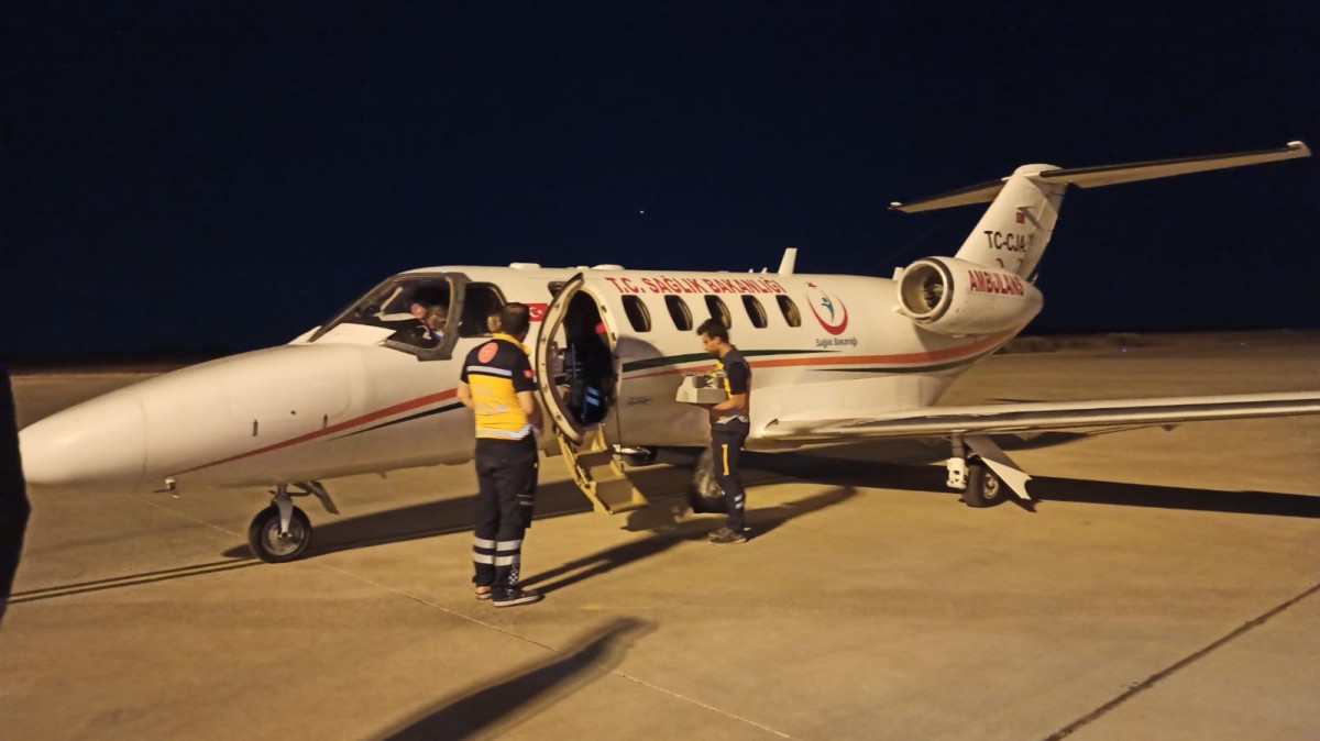 Uçak Ambulans Şanlıurfa’dan Kalp Nakli İçin Havalandı