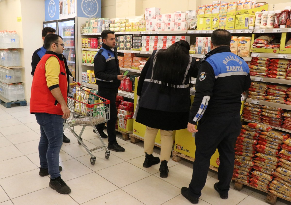 HALİLİYE’DE HAKSIZ KAZANÇ SAĞLAYAN MARKETE CEZAİ İŞLEM UYGULANDI 