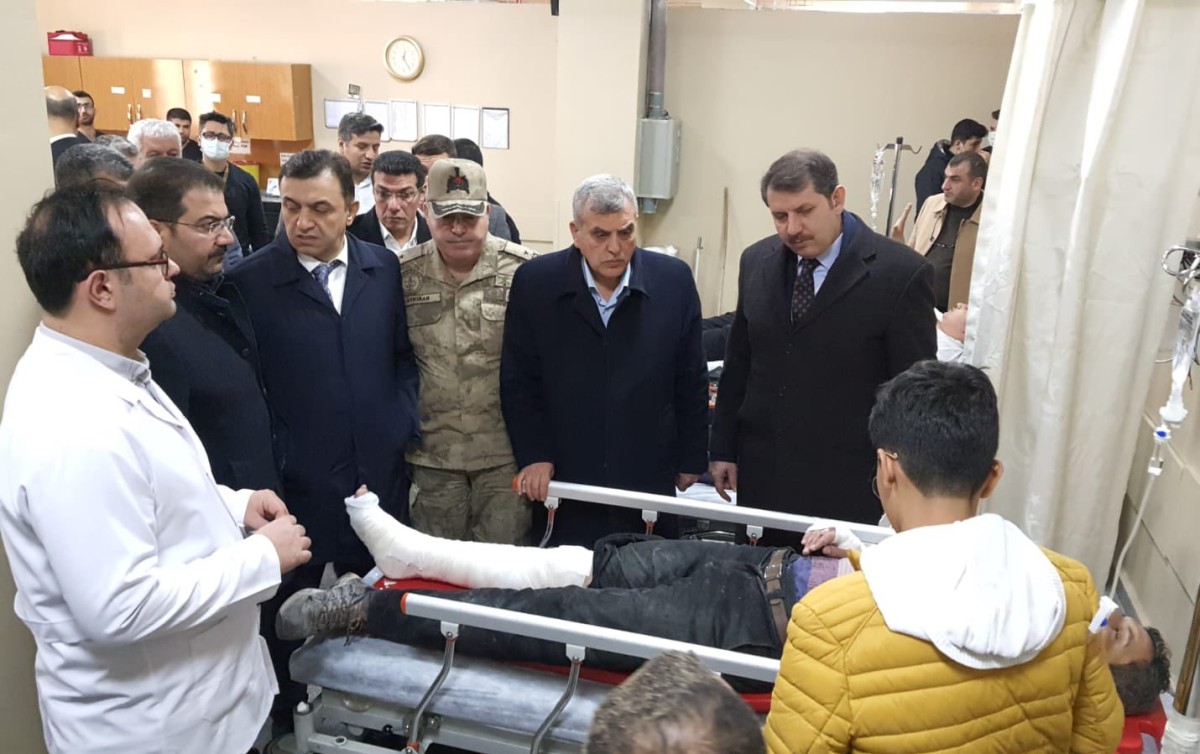 BAŞKAN BEYAZGÜL’DEN YARALILARA ZİYARET 