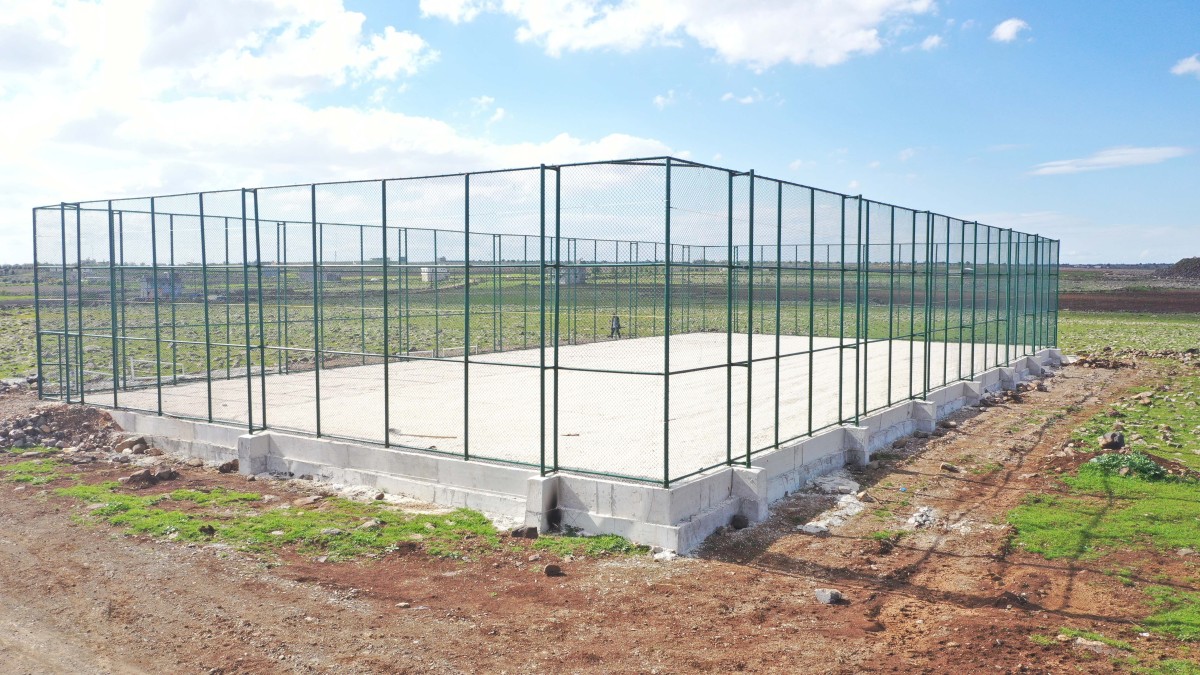 KARAKÖPRÜ KIRSALINA YENİ SPOR YATIRIMLARI SÜRÜYOR