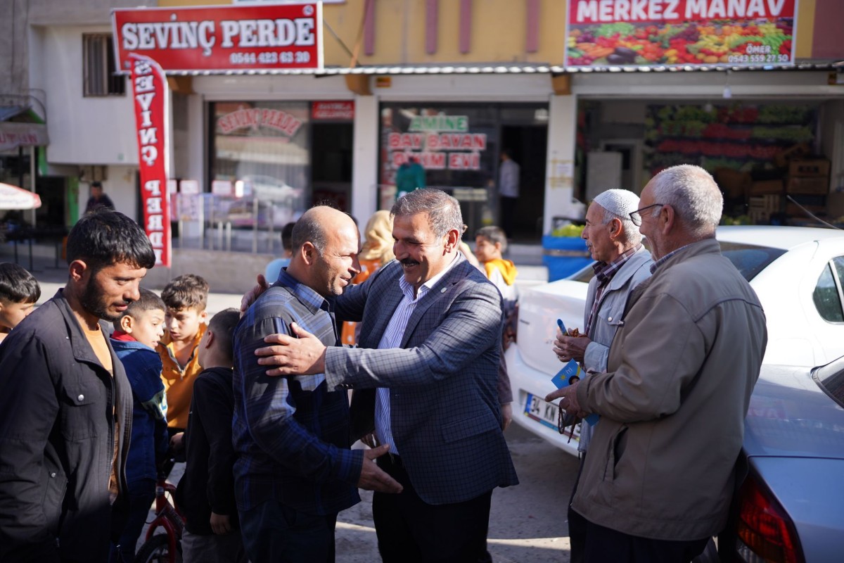 İYİ PARTİ ADAYI YETİM, DİREKLİ ESNAFININ SORUNLARINI DİNLEDİ