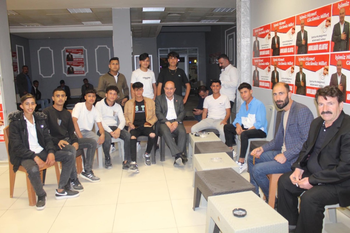 BAĞIMSIZ ADAY ASLANTAŞ GENÇLERLE BİR ARAYA GELDİ!