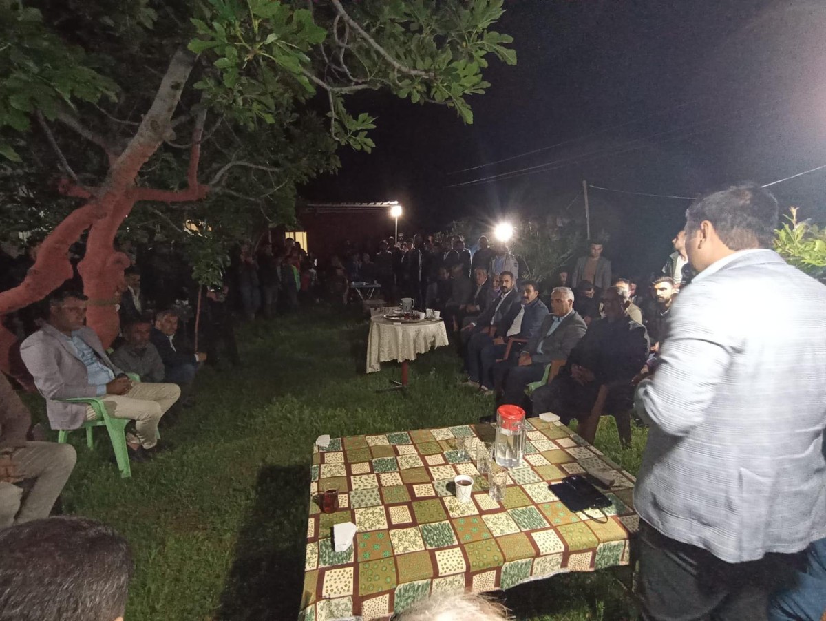 CHP Şanlıurfa, Karaköprü kırsalında halk buluşması düzenledi!