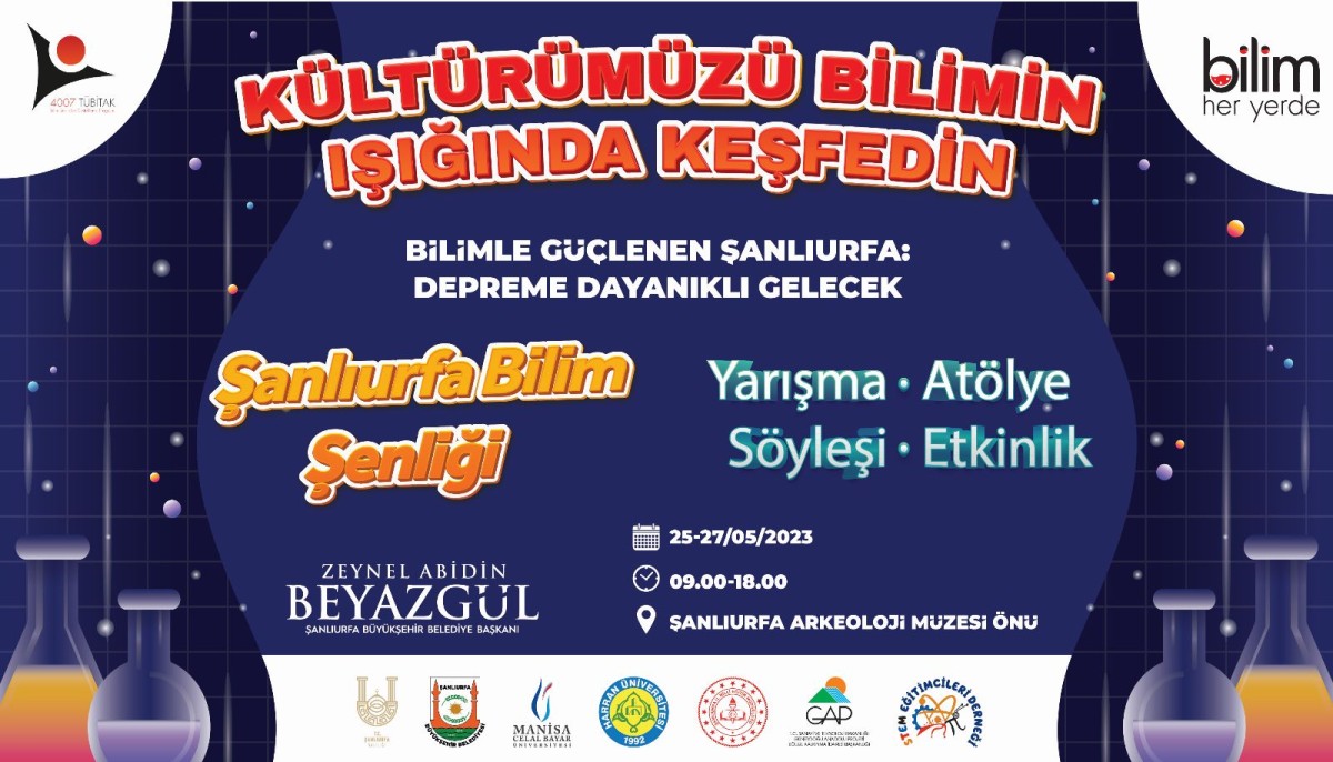 ŞANLIURFA BÜYÜKŞEHİR BELEDİYESİ’NDEN BİLİM ŞENLİĞİ