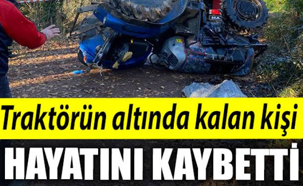 Traktör Altında Kalan Genç Hayatını Kaybetti 