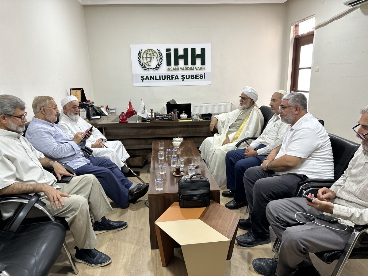 Suriye İslam Konseyi’nden İHH Başkanı Behçet Atila’ya taziye ziyareti