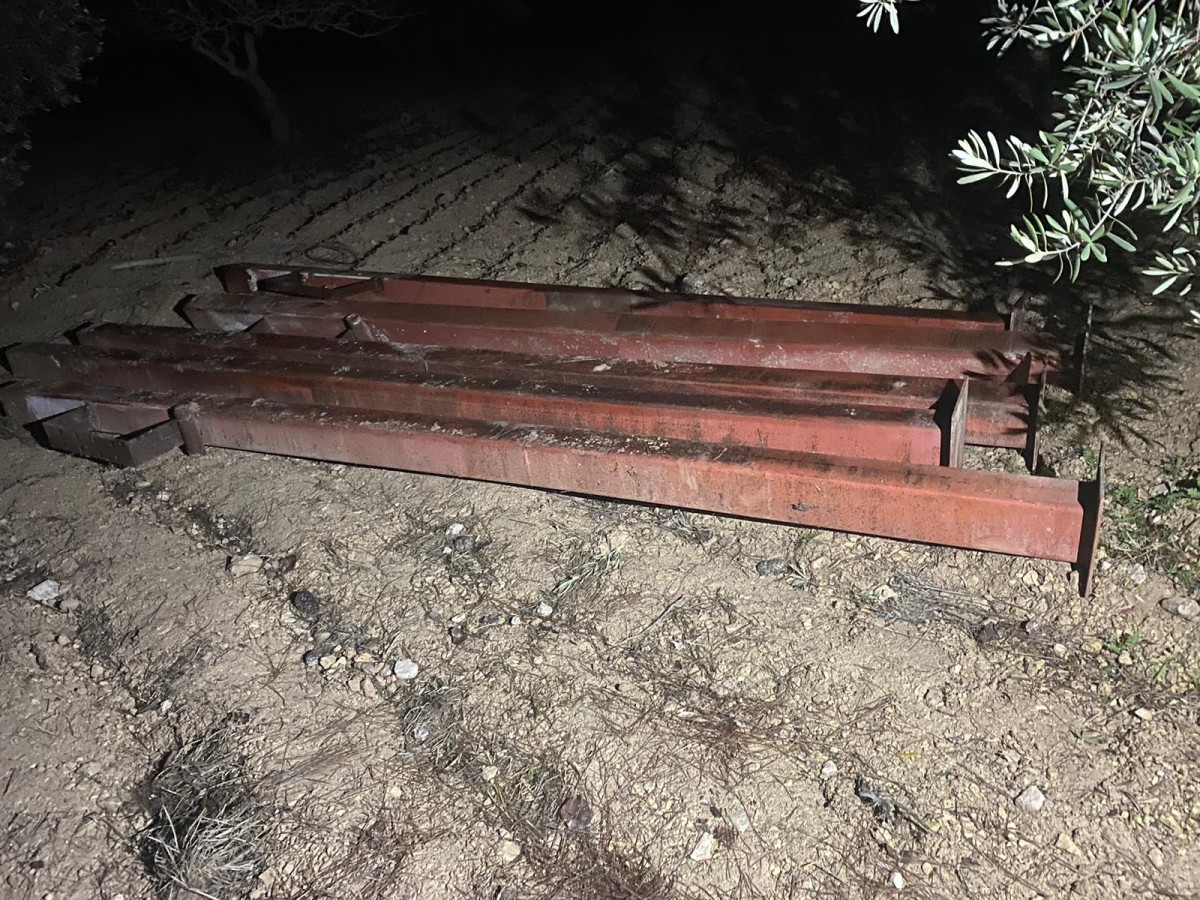 Şanlıurfa'da demir hırsızları jandarma tarafından yakalandı