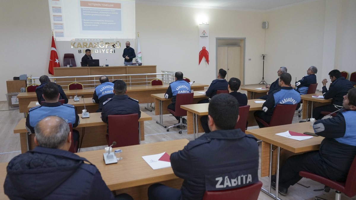 KARAKÖPRÜ'DE ZABITA PERSONELİNE PSİKOLOJİK DAYANIKLILIK EĞİTİMİ