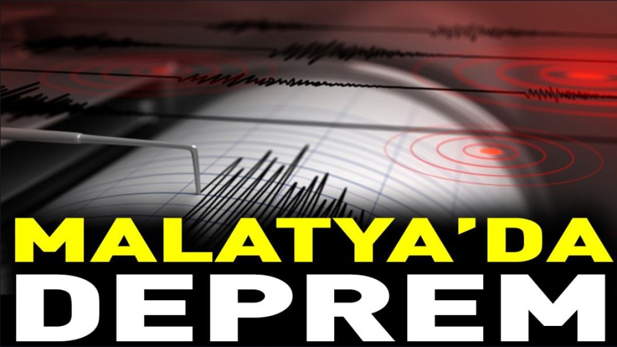 Malatya'da 4.1 büyüklüğünde deprem!