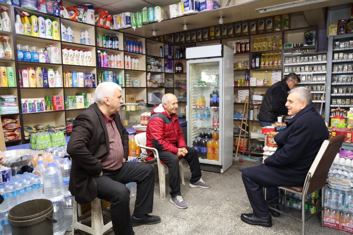 ESNAF VE VATANDAŞLARDAN BAŞKAN BEYAZGÜL’E : GÖNLÜMÜZ VE DUALARIMIZ SENİNLE