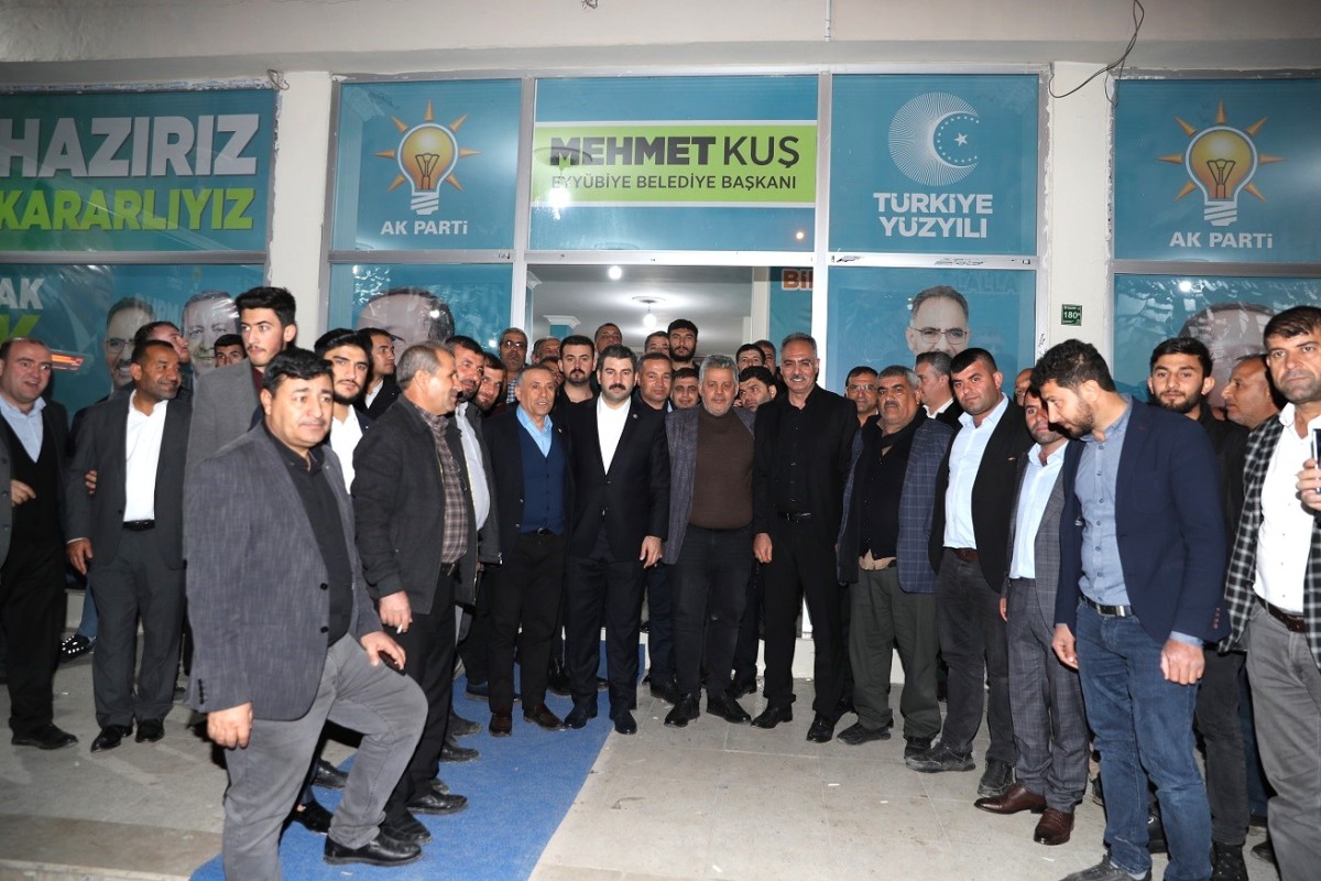 Eyyübiye’de Muhteşem Coşkulu Büro Açılışı