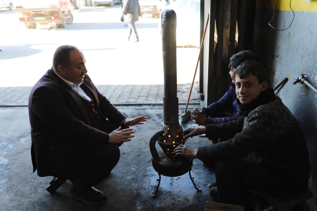 BAŞKAN EKİNCİ SANAYİ ESNAFINI ZİYARET ETTİ