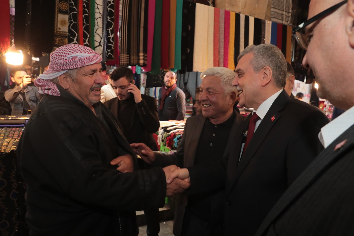 BAŞKAN BEYAZGÜL’E ESNAFLARDAN DESTEK SÖZÜ