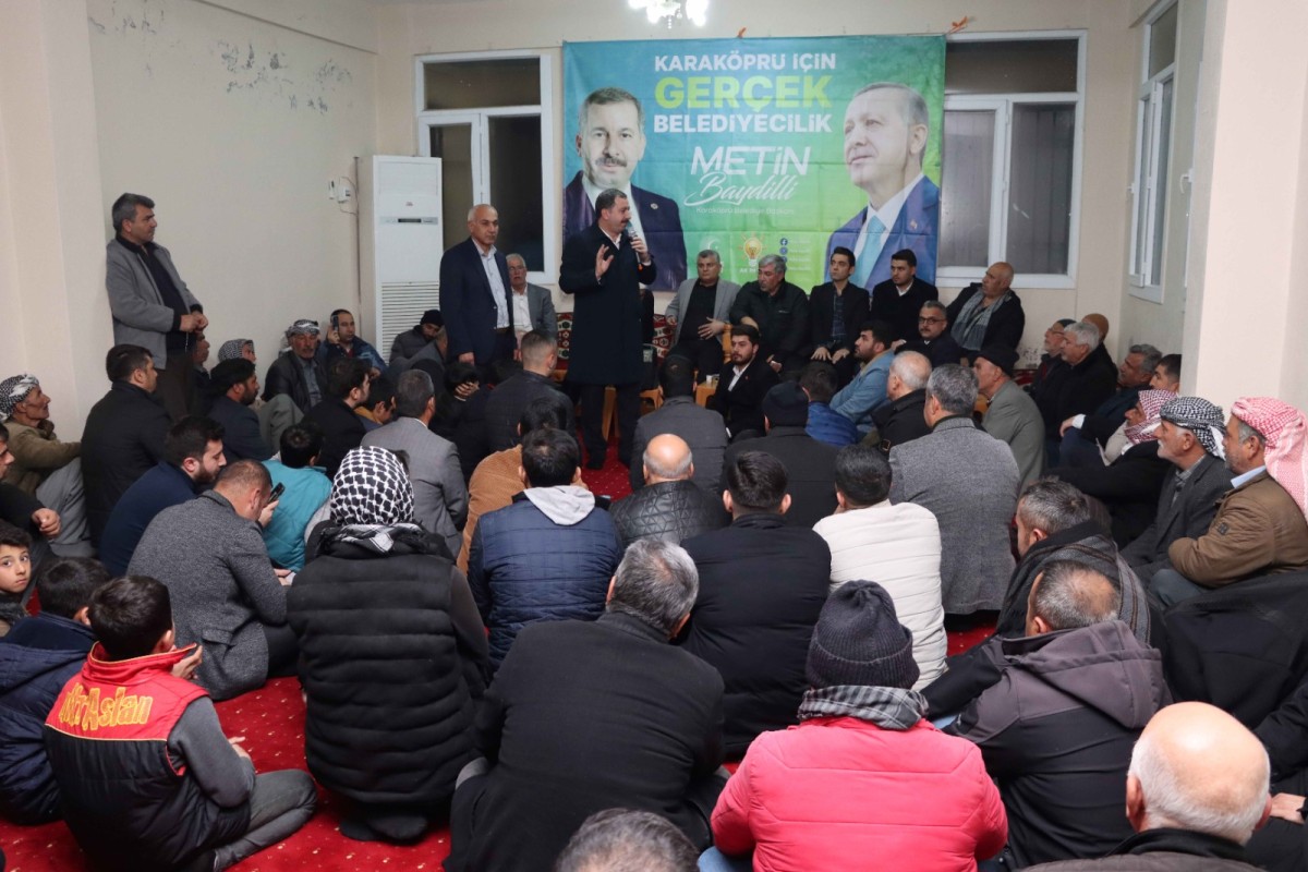 BAŞKAN BAYDİLLİ KIRSALDA VATANDAŞLARLA BULUŞTU