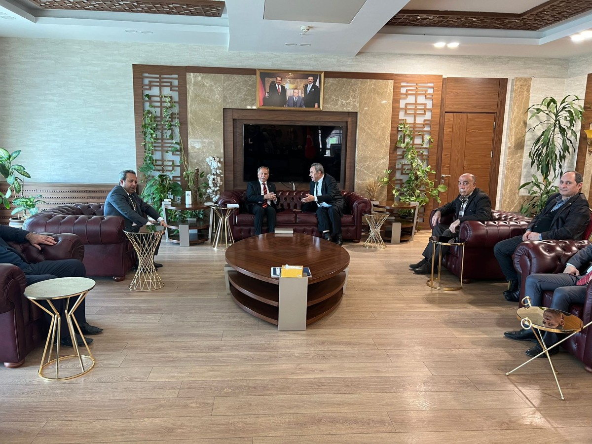 KAPLAN, ŞANLIURFA TİCARET BORSASINI ZİYARET ETTİ.