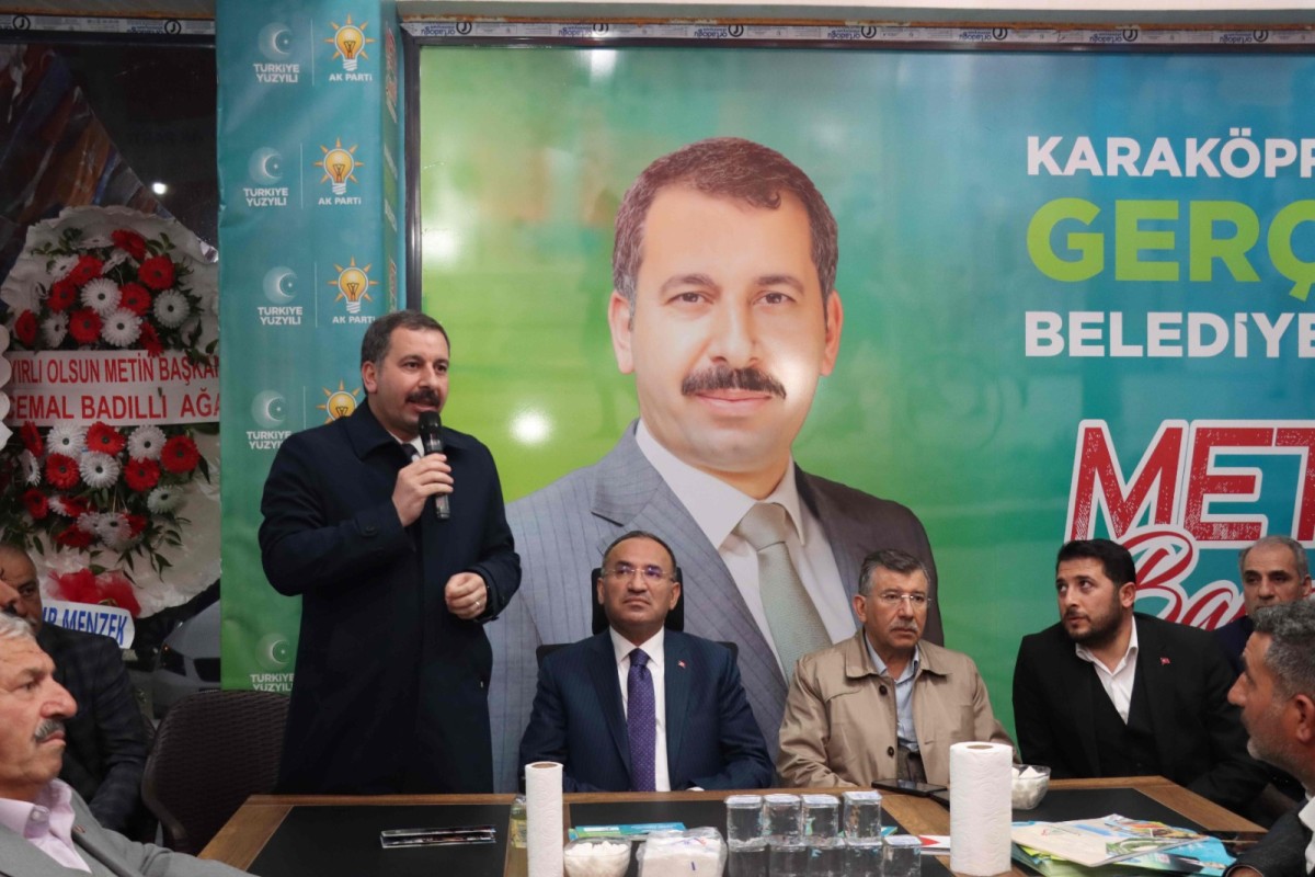 TBMM BAŞKANVEKİLİ BOZDAĞ'DAN BAŞKAN BAYDİLLİ'NİN SEÇİM OFİSİNE ZİYARET