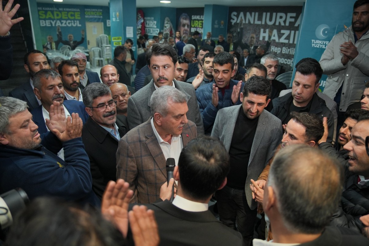 BAŞKAN BEYAZGÜL, ŞANLIURFA 31 MART’TA ‘İSTİKRAR SÜRSÜN, ŞANLIURFA BÜYÜSÜN’ DİYECEKTİR