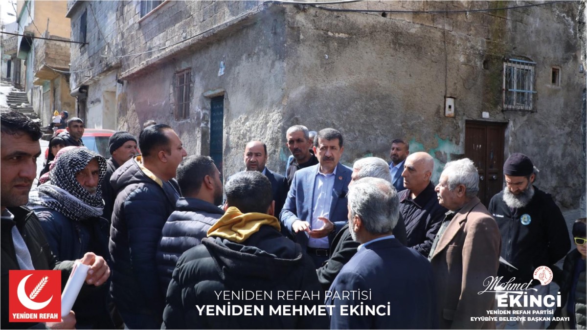 Mehmet Ekinci, Harabeye Dönen Mahalleyi Ziyaret Etti