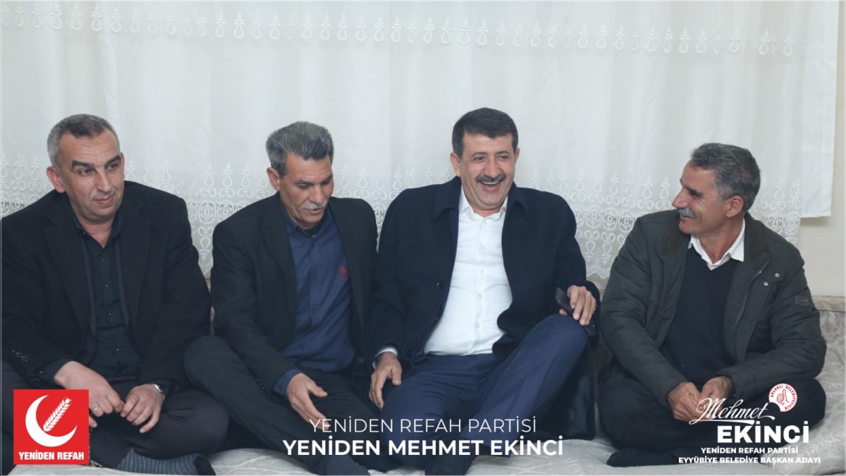 Eyyübiye Belediye Başkan Adayı Mehmet Ekinci Durmak Bilmiyor