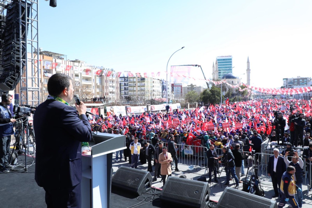 Eyyübiye Belediye Başkan Adayı Ekinci’den Miting Teşekkürü