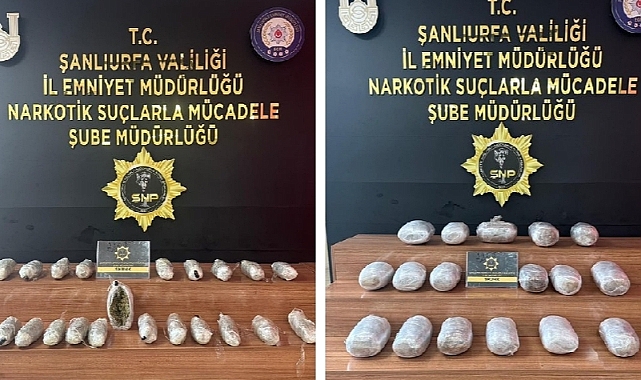 Şanlıurfa'da Uyuşturucu Operasyonu! 3 Gözaltı 