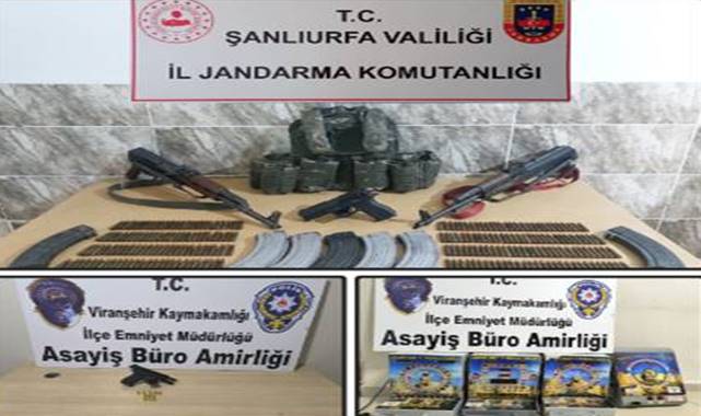 Viranşehir’de Ele Geçirilenler Şaşırttı! 