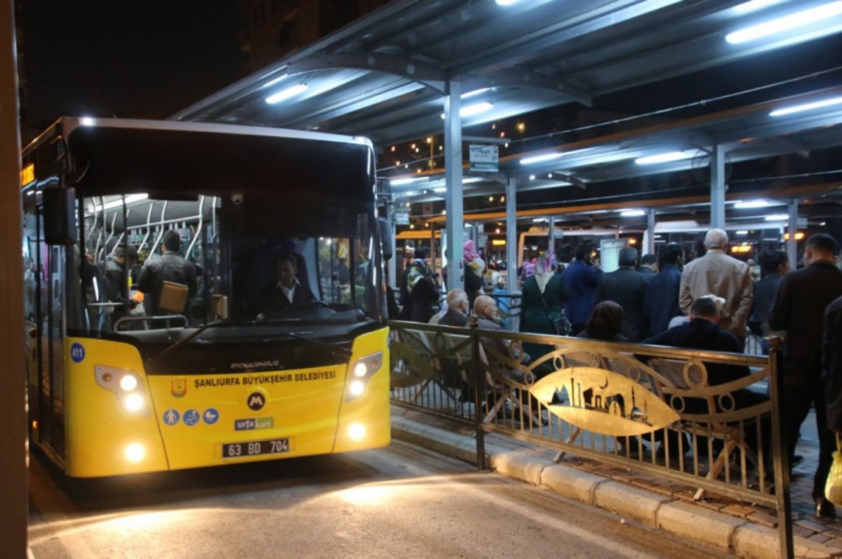 ŞANLIURFA’DA GECE ULAŞIMI BAŞLIYOR: 6 FARKLI GÜZERGÂHA SEFER DÜZENLENECEK