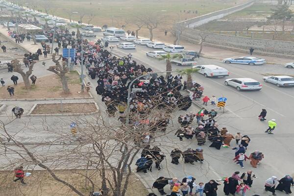 Şanlıurfa’da Trump’a 20 Bin Kişilik Yürüyüşle Gazze Filistinlilerindir Mesajı Verildi.