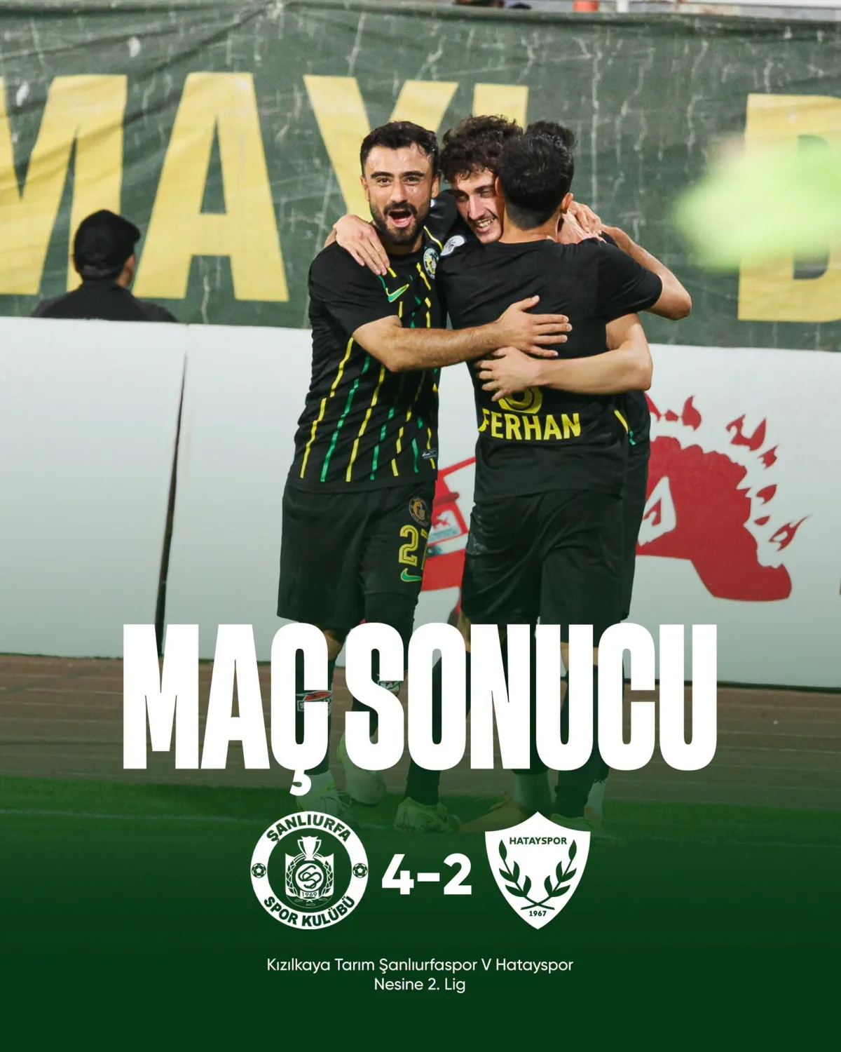 Şanlıurfaspor’dan Gol Şov! Hatayspor’u 4-2’lik Skorla Geçti