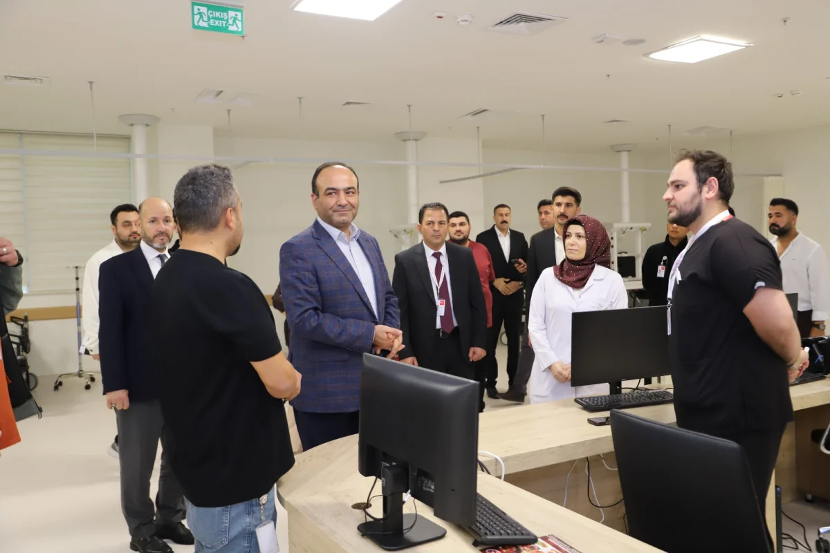 İl Sağlık Müdürü Doç. Dr. Erhan Berk’ten Şanlıurfa Şehir Hastanesine Ziyaret