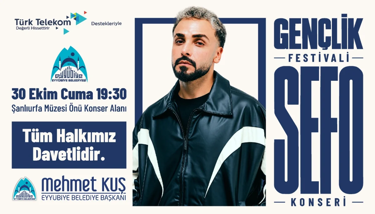 Başkan Kuş’tan Şanlıurfalılara Sefo Konseri Daveti