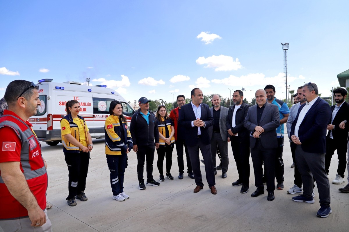 Şanlıurfa’da Kadın 112 Personeline Ambulans Sürüş Güvenliği Eğitimi