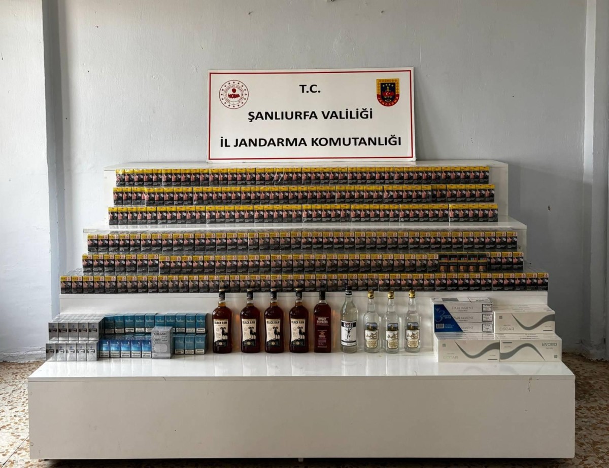 ŞANLIURFA'DA KAÇAK TÜTÜN VE ALKOL OPERASYONU: 14 ŞÜPHELİ HAKKINDA İŞLEM BAŞLATILDI