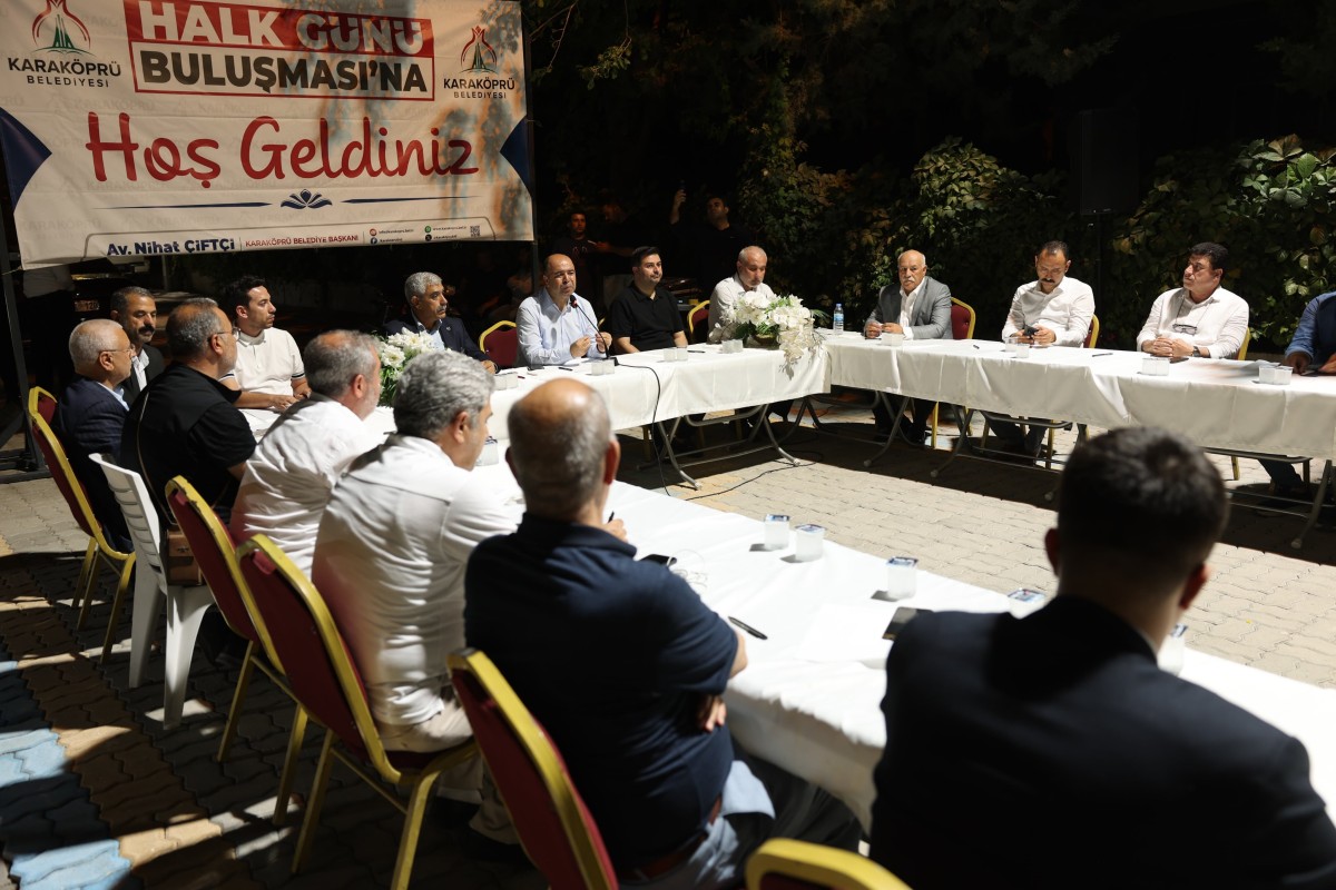 KARAKÖPRÜ’DE HALK BULUŞMASI: BİRLİKTE DİNLİYOR, BİRLİKTE ÇÖZÜYORUZ