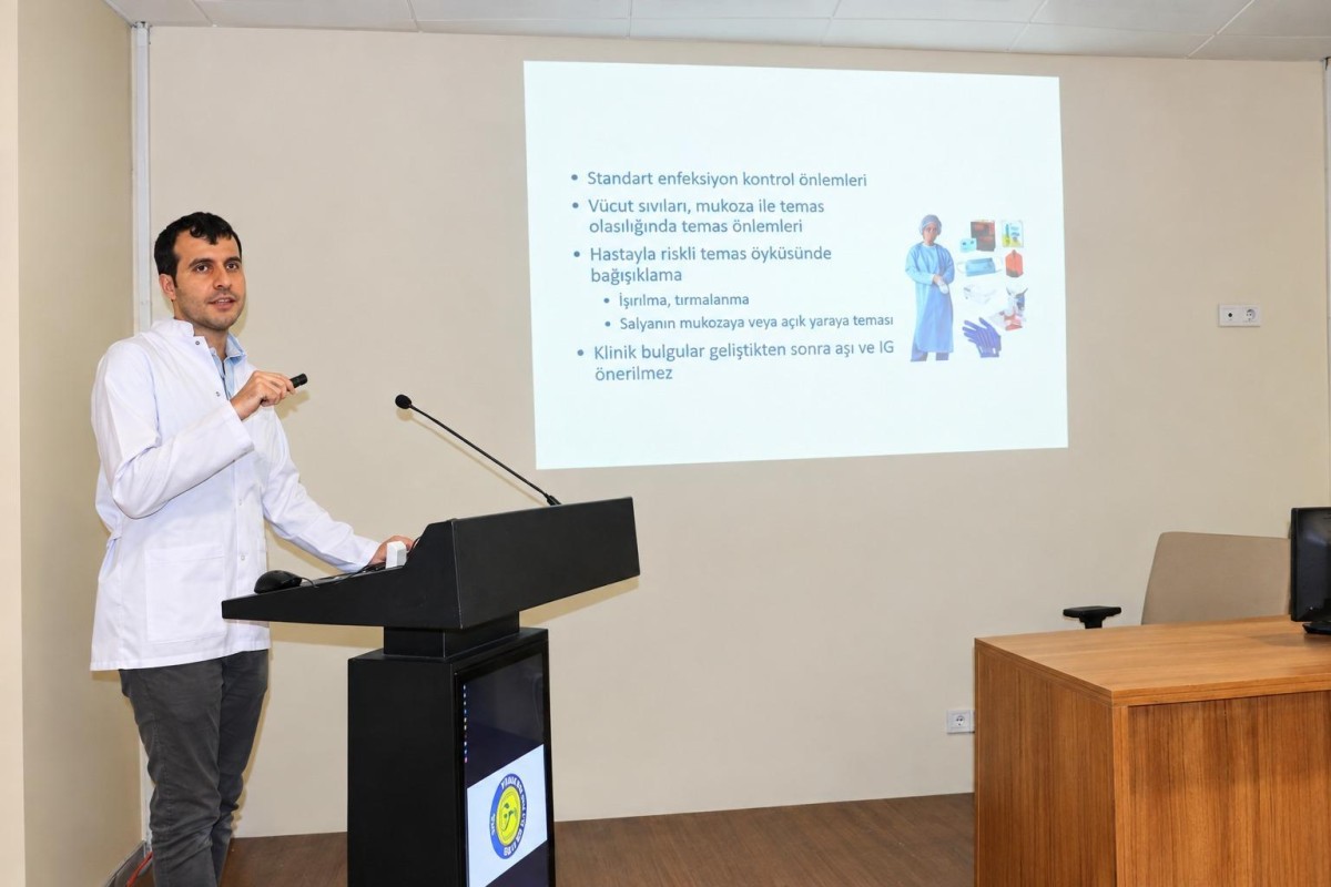 HRÜ HASTANESİ’NDE KUDUZDA FARKINDALIK EĞİTİMİ